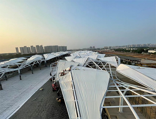 海口新海港和南港屋顶膜结构项目