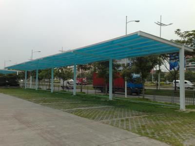 为什么膜结构停车棚具有良好的隔热效果