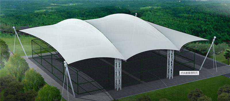 膜结构停车棚安装地址的选择需要注意的事项