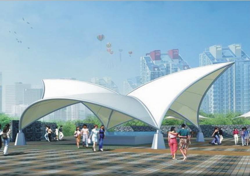 张拉膜车棚的施工流程都有哪些?