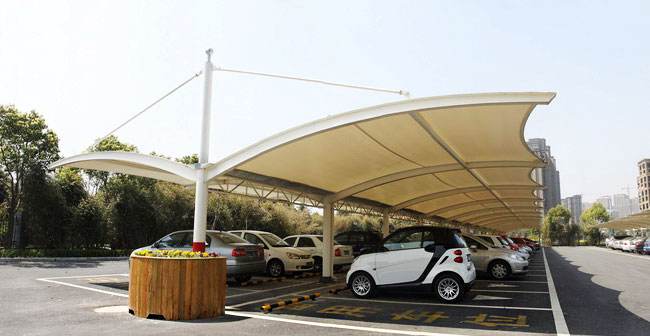 制作膜结构停车棚要注意的事!