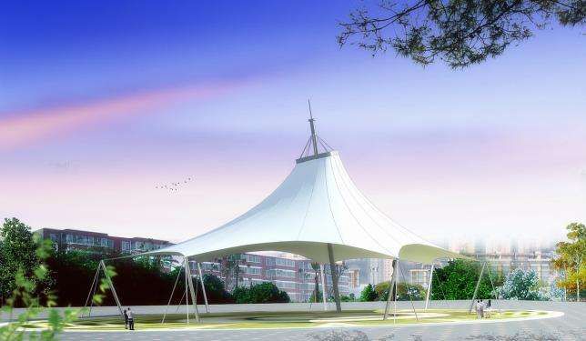 膜结构建筑的排水设计