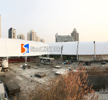 搭建膜结构遮阳棚需要注意哪些事项?