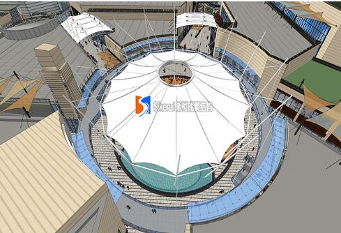 膜结构,张拉膜,膜结构工程